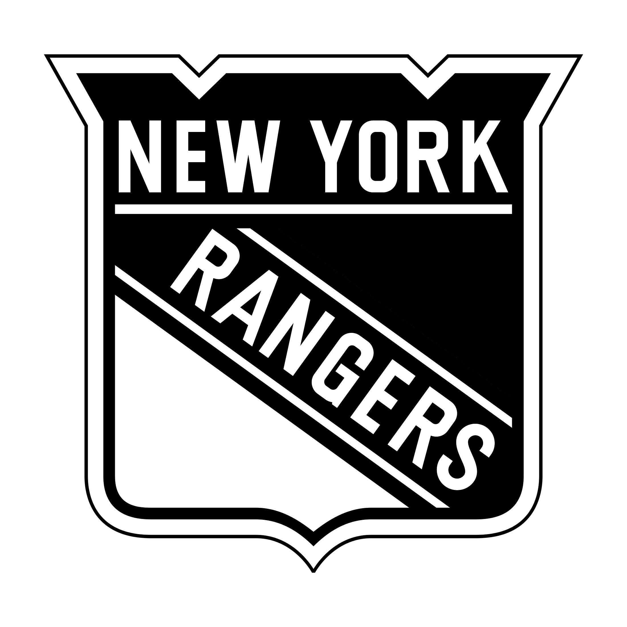 new-york-rangers-logo-black-and-white